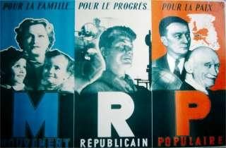 photo : L'affiche du M.R.P.